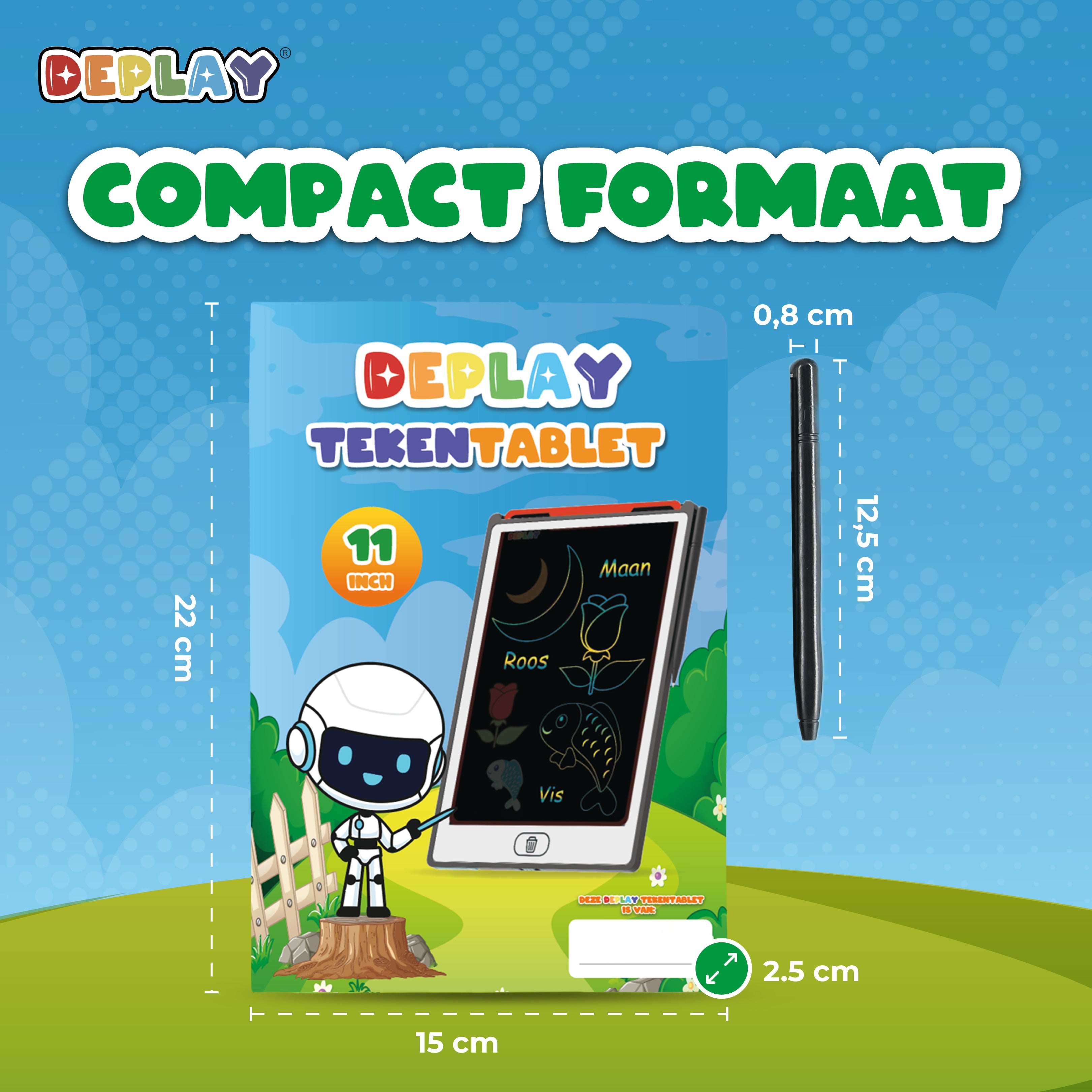 DEPLAY Zeichentablet 11' | 3-8 Jahre
