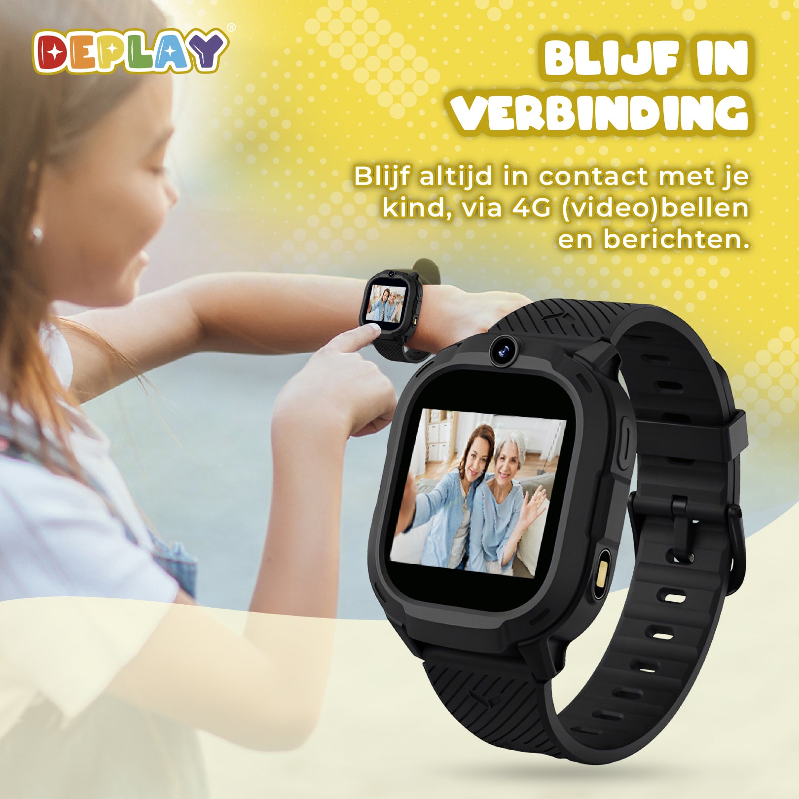 DEPLAY 4G KidsWatch Explorer | 4-8 Jahre | GPS Uhr für Kinder