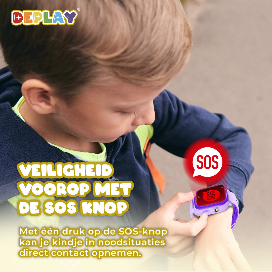 DEPLAY 4G KidsWatch Hero | 8-12 Jahre | GPS Uhr für Kinder