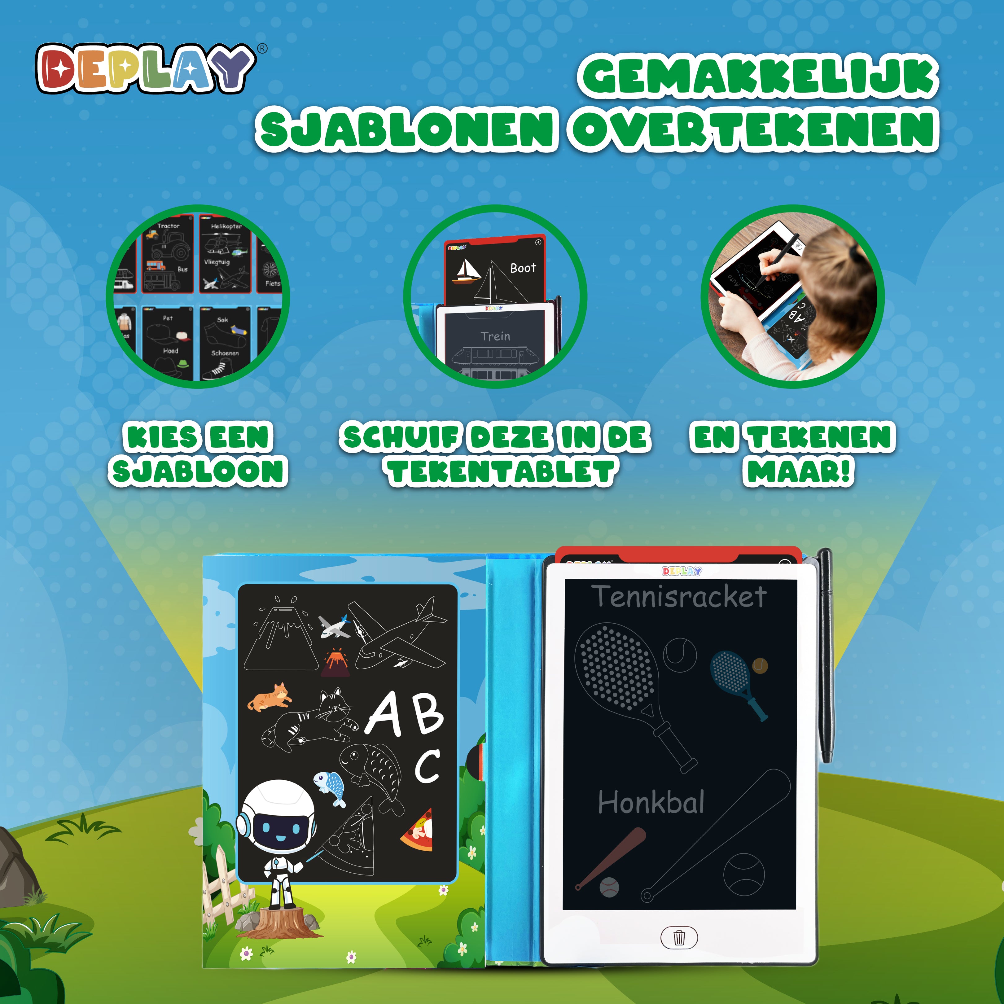 DEPLAY Zeichentablet 11' | 3-8 Jahre