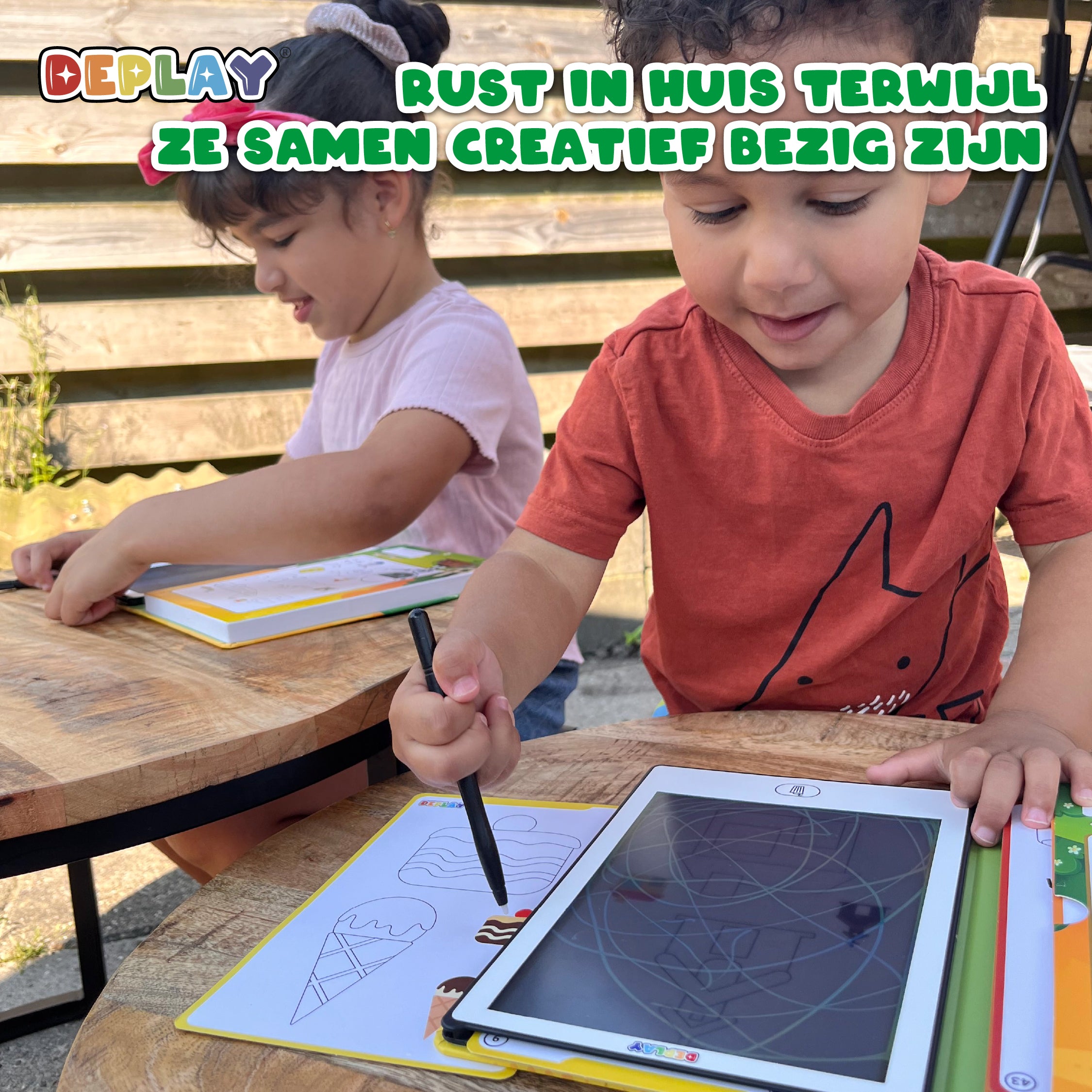 DEPLAY Zeichentablet 8,5' | 3-8 Jahre