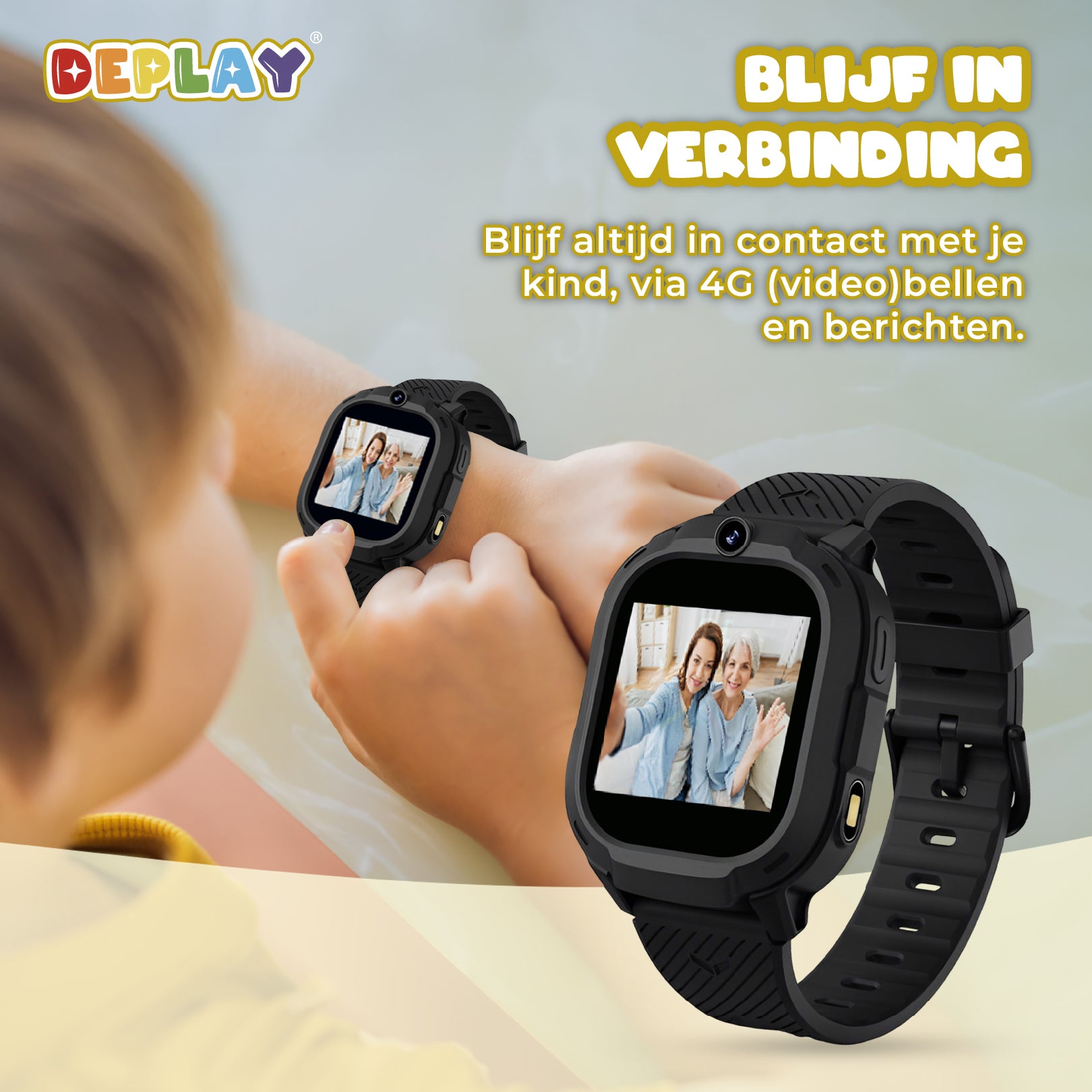 DEPLAY 4G KidsWatch Explorer | 4-8 Jahre | GPS Uhr für Kinder