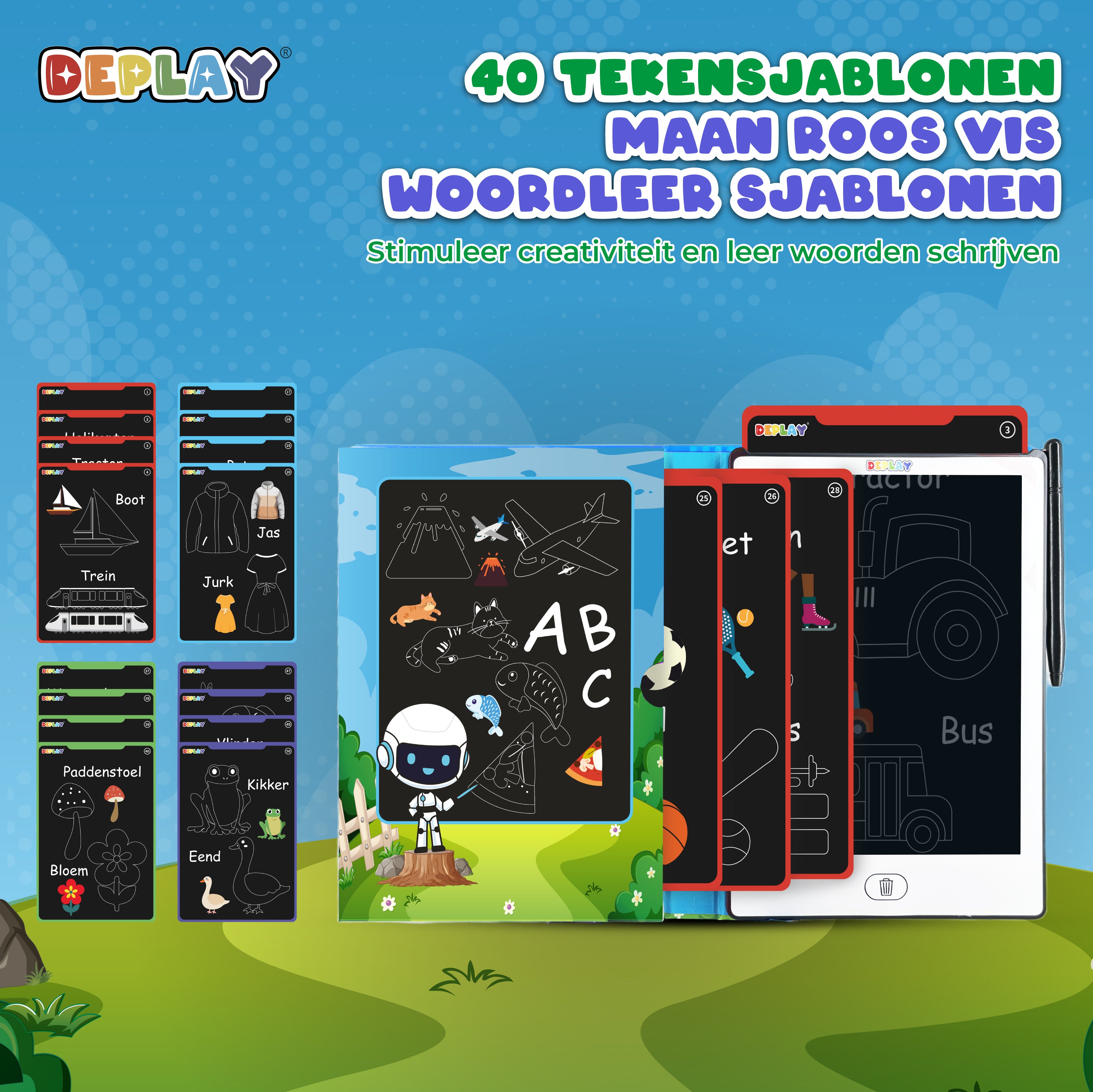DEPLAY Zeichentablet 11' | 3-8 Jahre