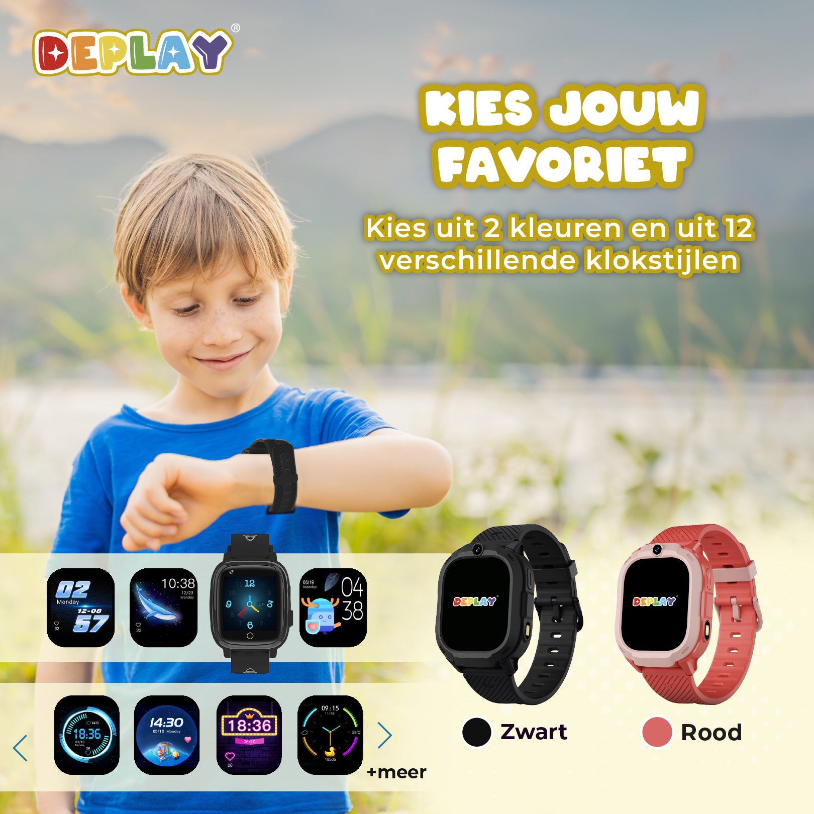 DEPLAY 4G KidsWatch Explorer | 4-8 Jahre | GPS Uhr für Kinder