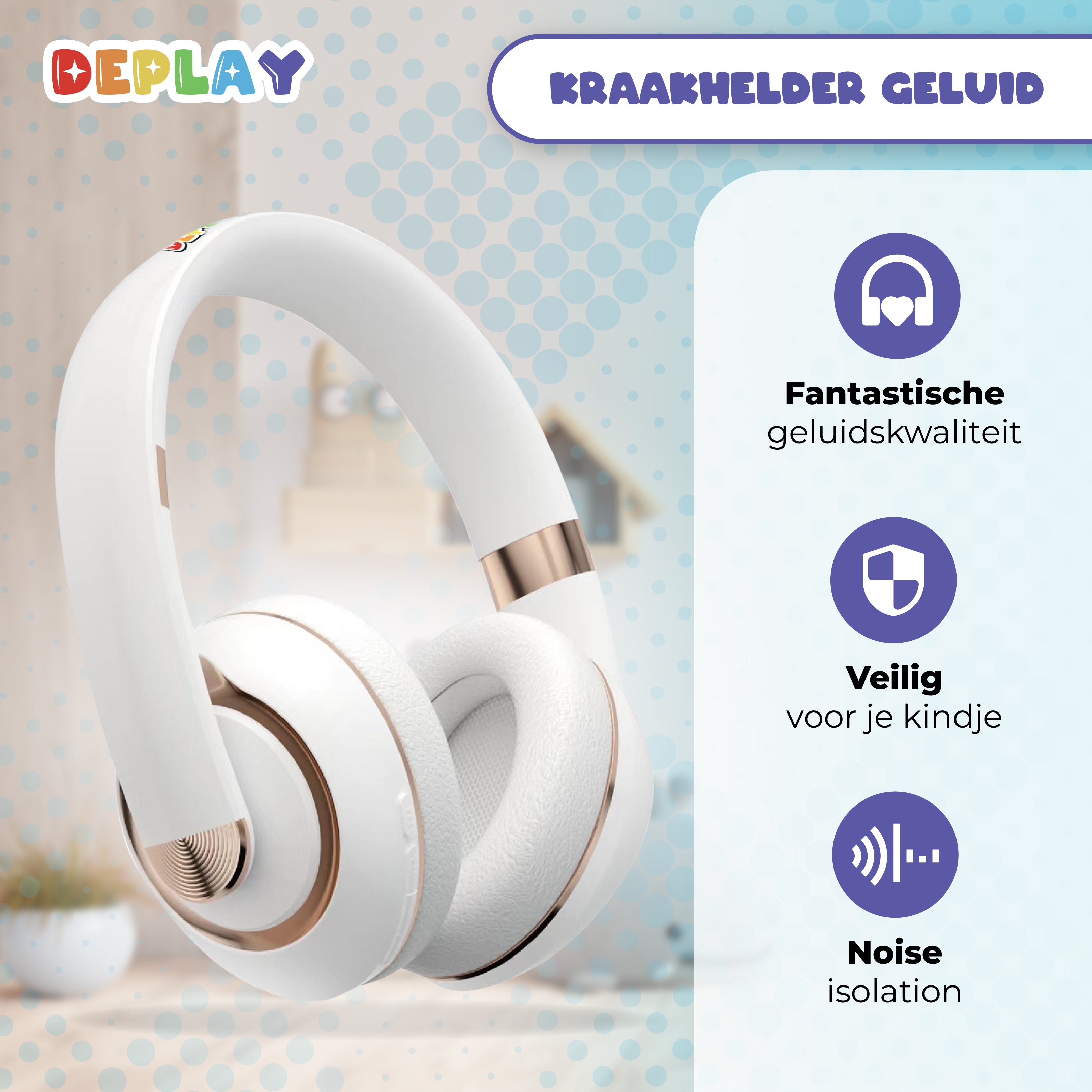 DEPLAY Kopfhörer - Weiß