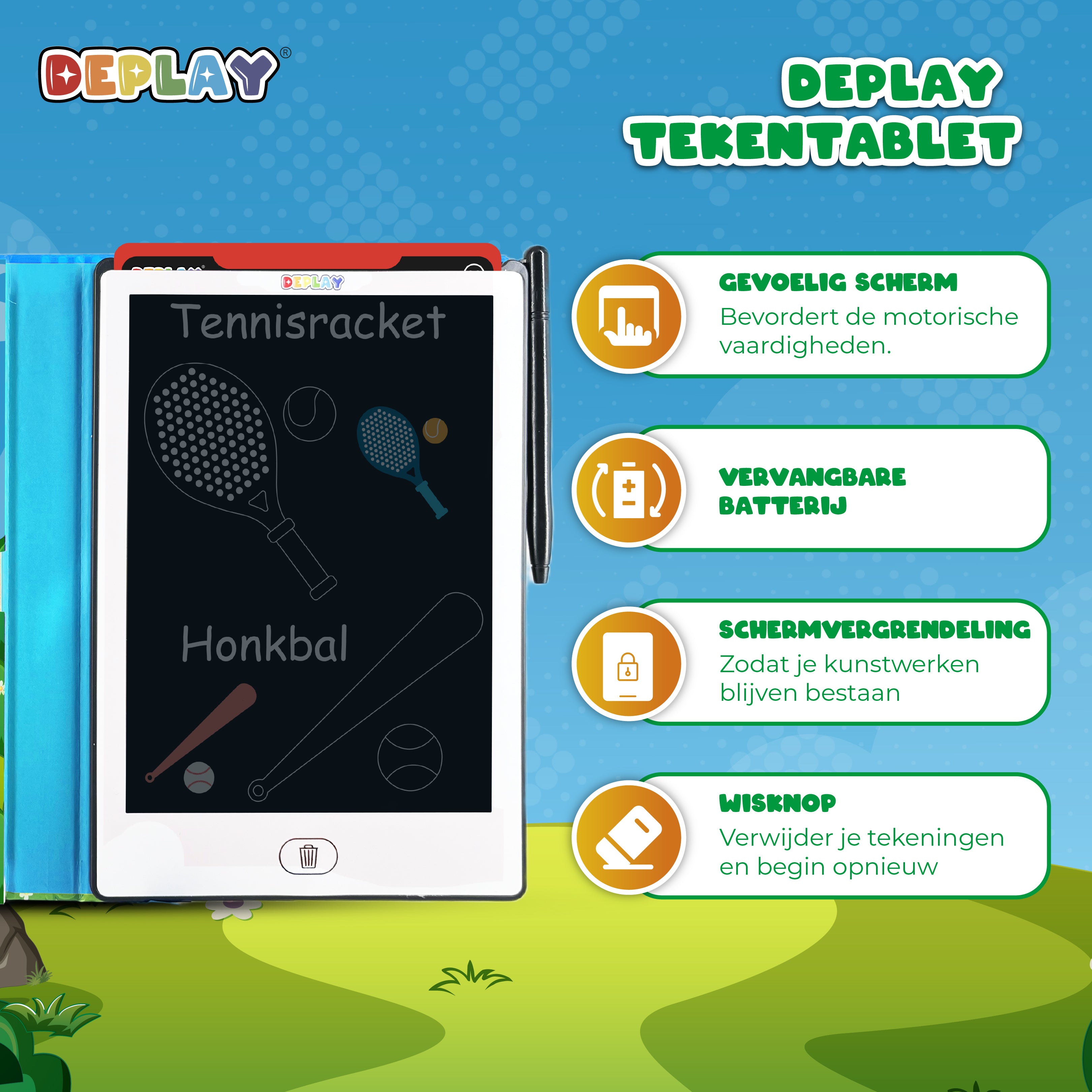 DEPLAY Zeichentablet 11' | 3-8 Jahre