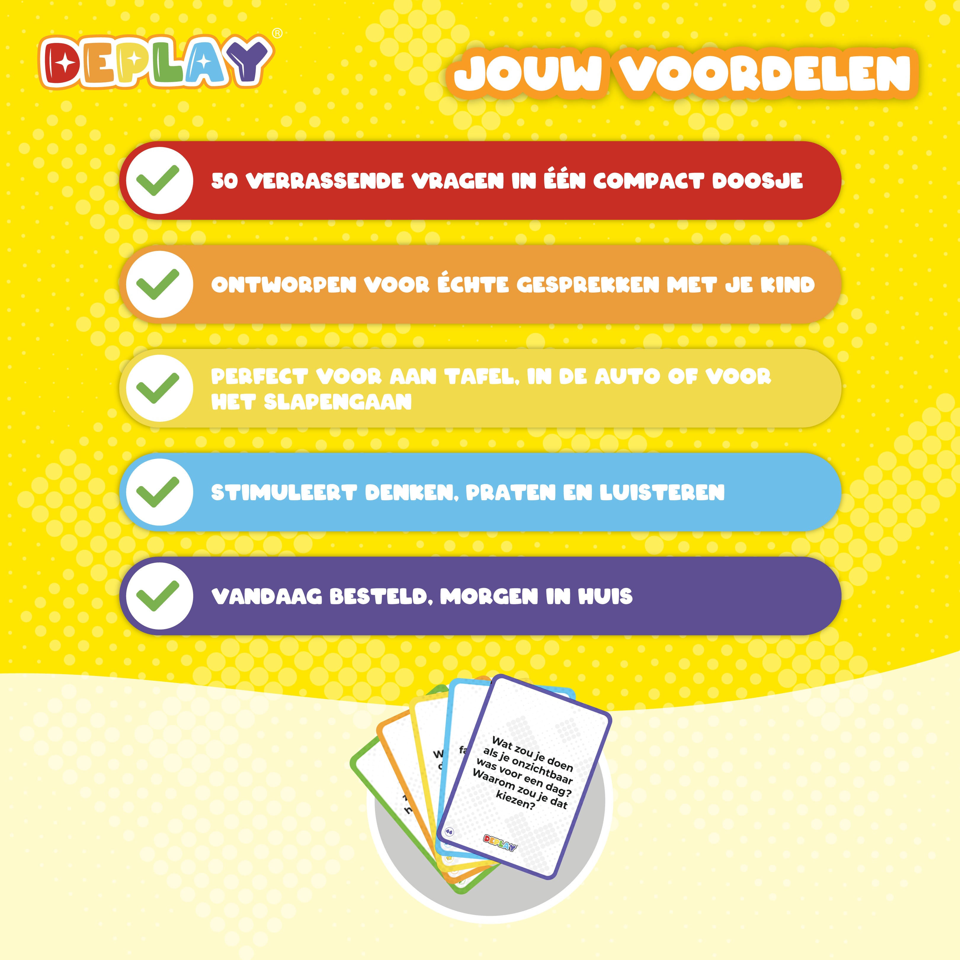 DEPLAY Gesprächsanreger - Für echte Gespräche mit deinem Kind! (6+ Jahre)