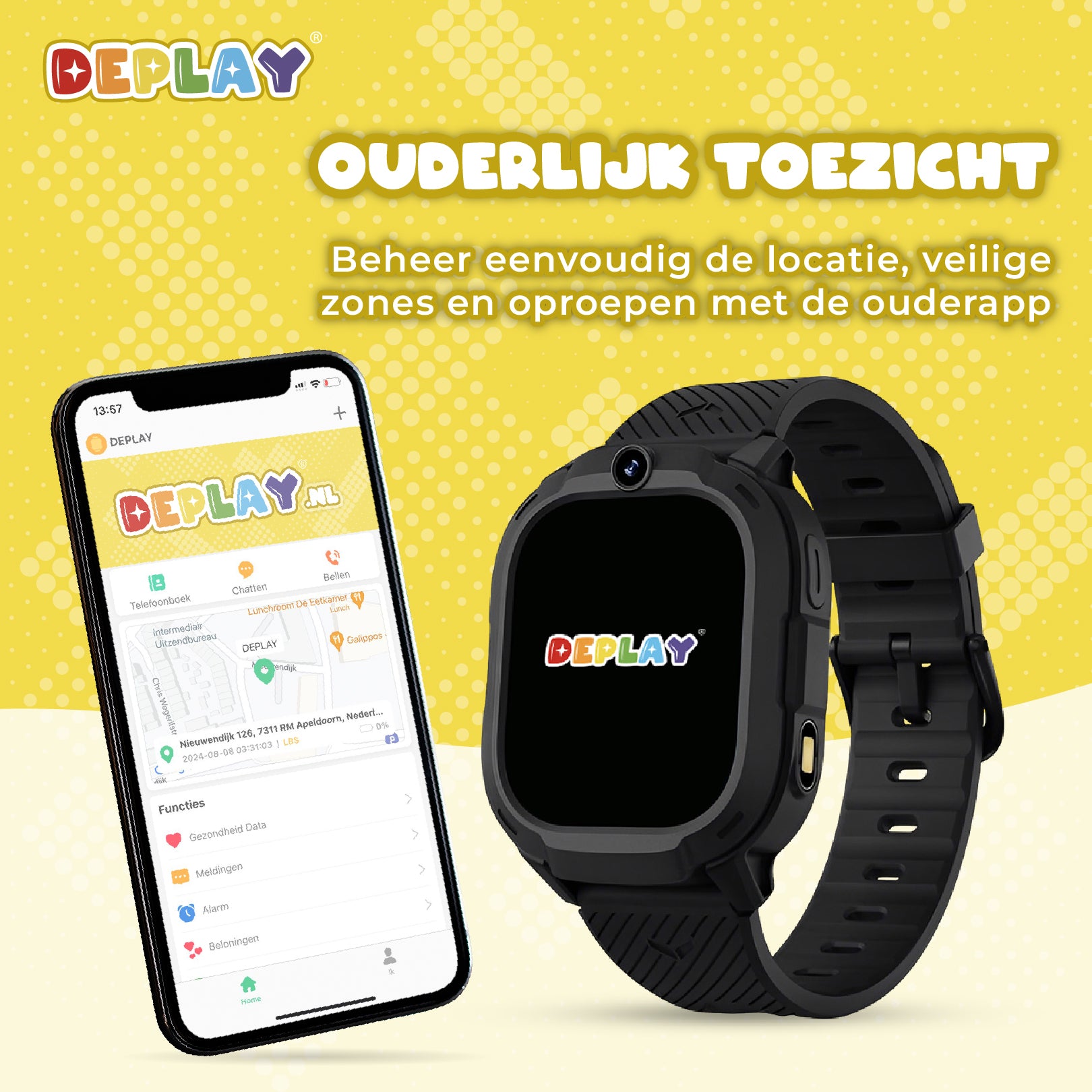 DEPLAY 4G KidsWatch Explorer | 4-8 Jahre | GPS Uhr für Kinder