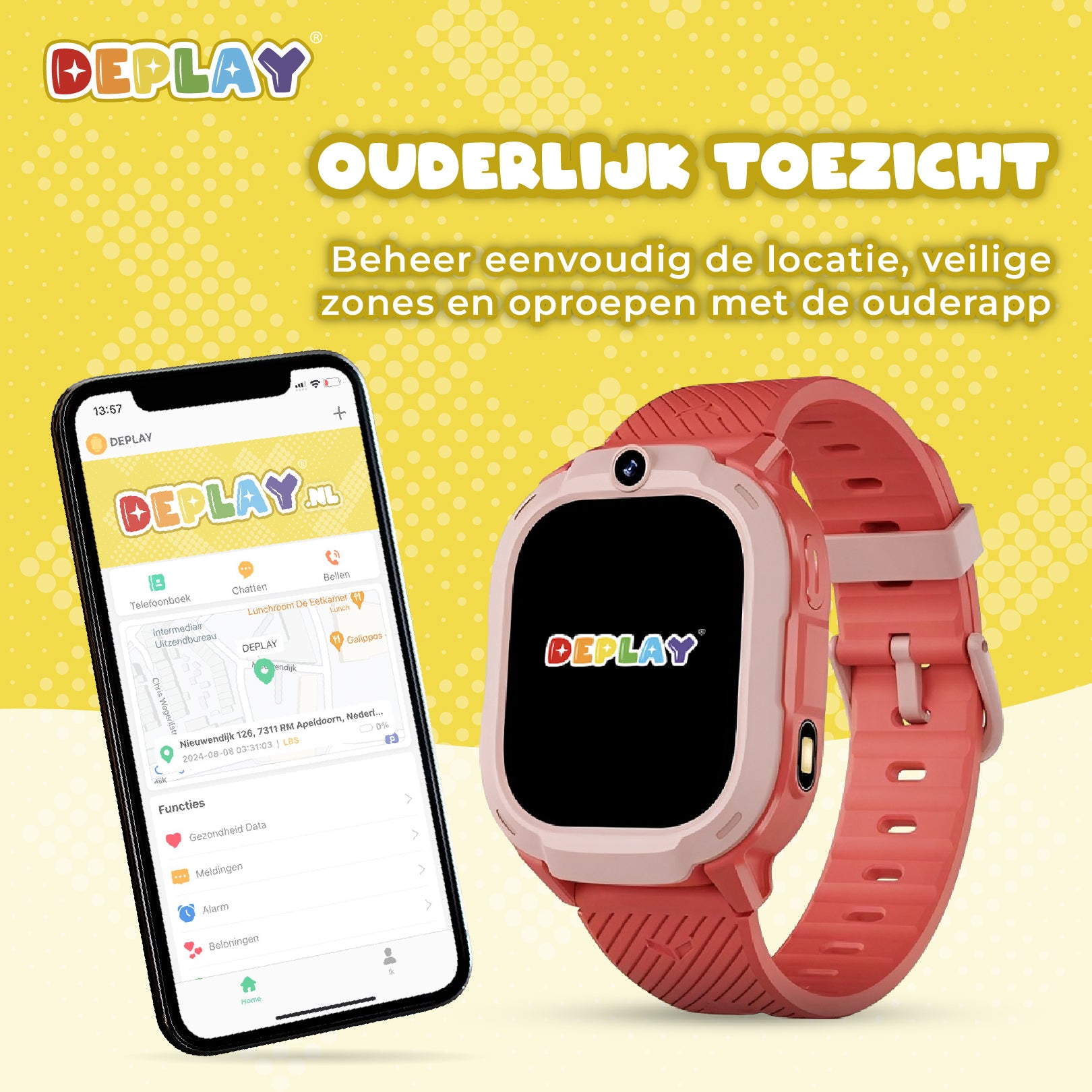 DEPLAY 4G KidsWatch Explorer | 4-8 Jahre | GPS Uhr für Kinder