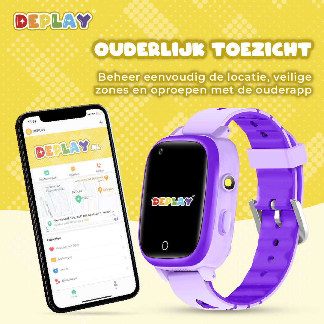 DEPLAY 4G KidsWatch Hero | 8-12 Jahre | GPS Uhr für Kinder