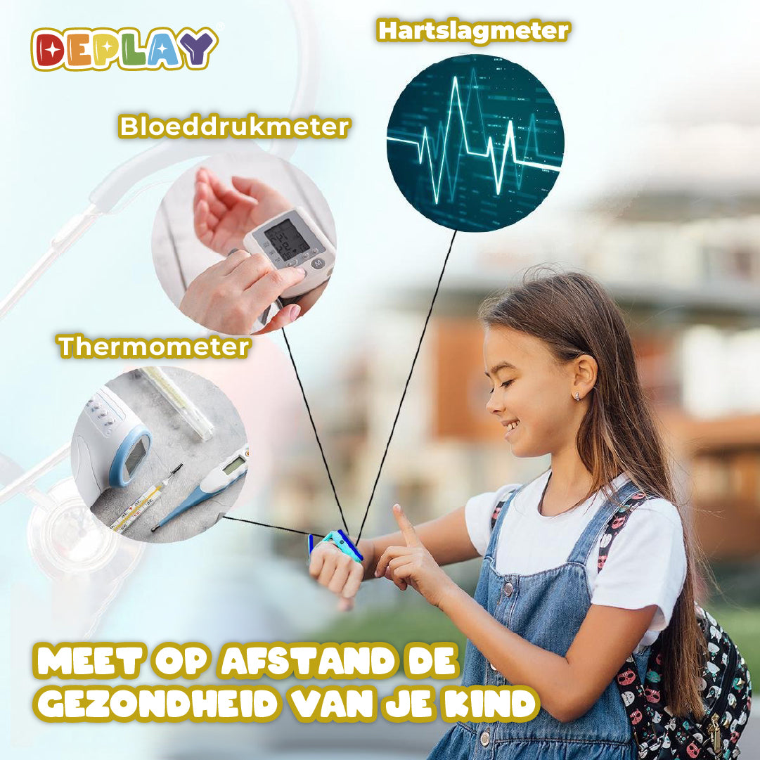 DEPLAY 4G KidsWatch Hero | 8-12 Jahre | GPS Uhr für Kinder