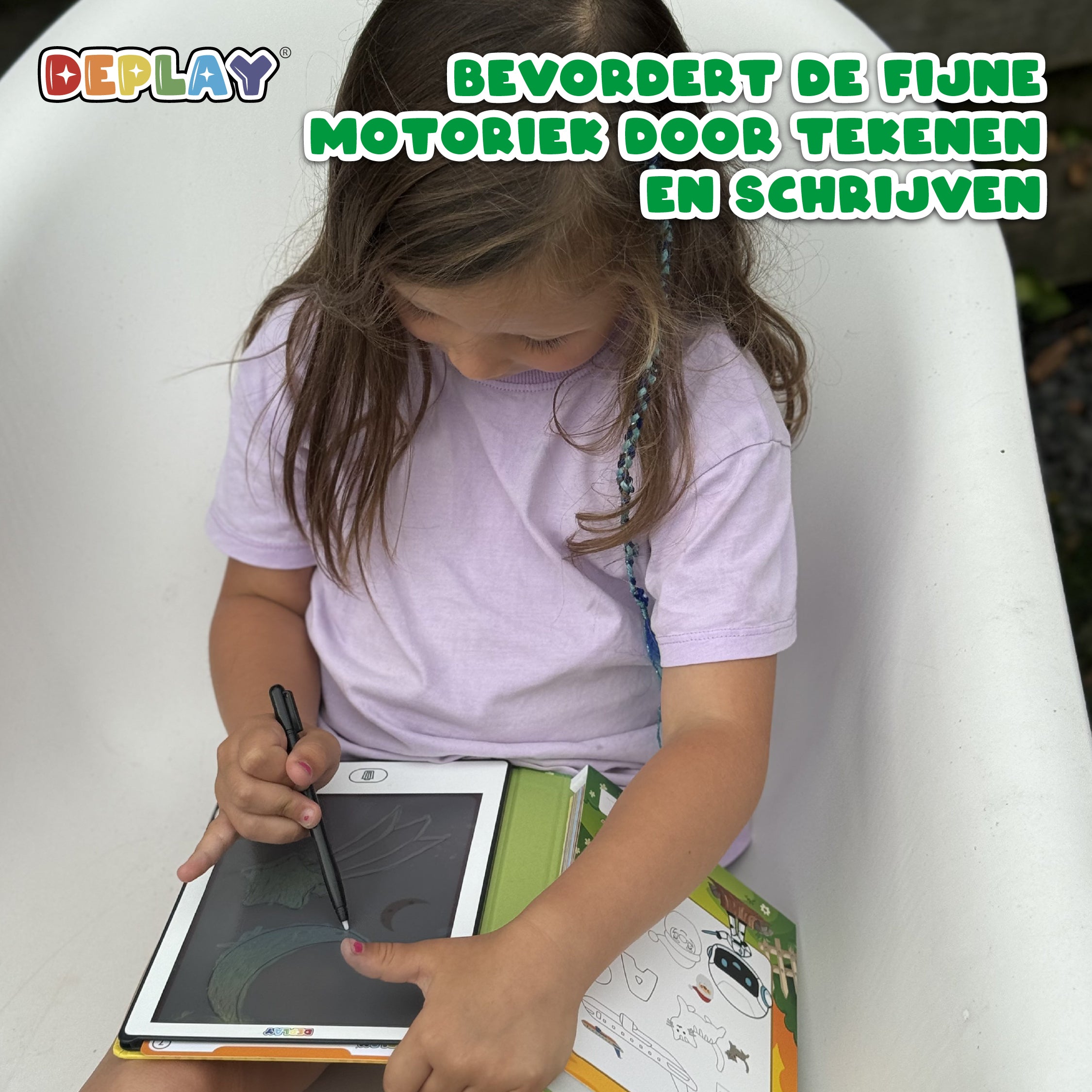 DEPLAY Zeichentablet 8,5' | 3-8 Jahre